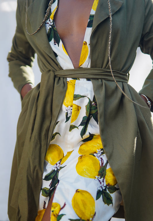 Utility Midi Duster Jacket