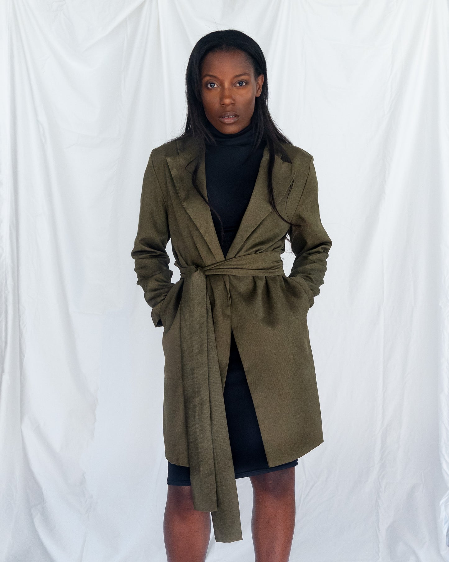 Utility Midi Duster Jacket