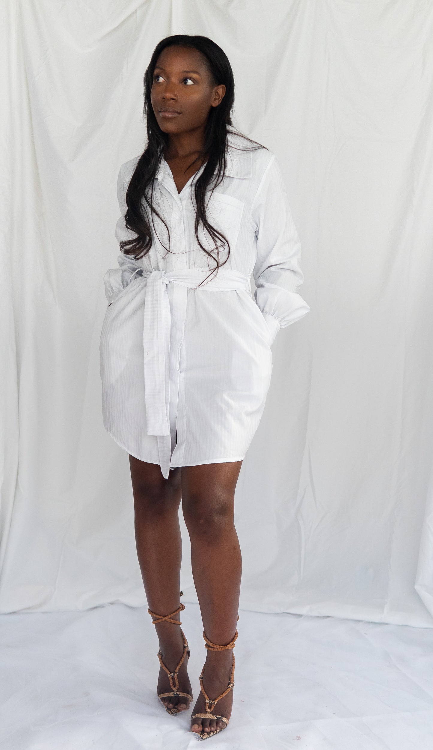 Anastasia Button Down Mini